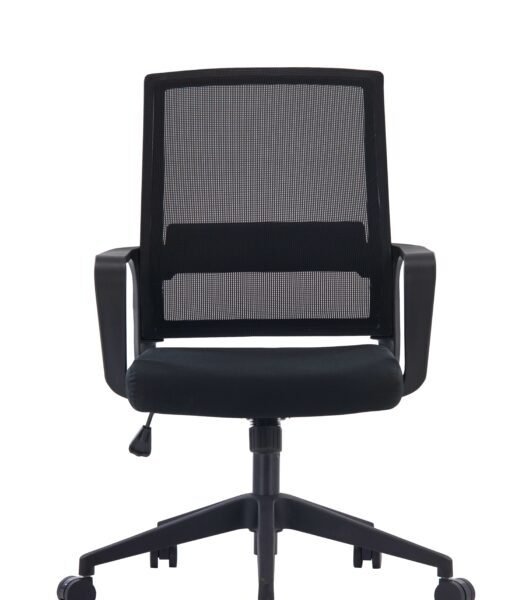 Silla Operativa Dynamic New 2.0 vista frontal – diseño moderno con respaldo en malla transpirable y base de nylon.